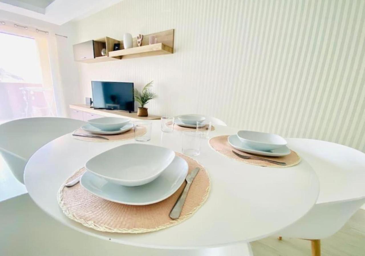 Enjoy Sunsets At Fully Equipped 2Br Oceanside View By Aqua Vista Tenerife أذيخي المظهر الخارجي الصورة